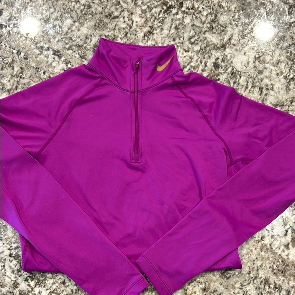 Nike Purple Quarter-Zip Pullover